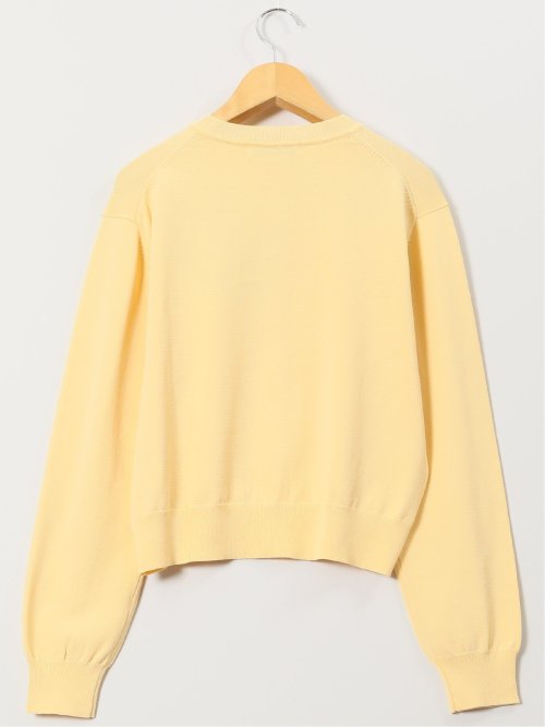 ハンドウォッシャブル クルーニットカーディガン