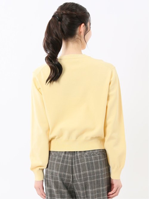 ハンドウォッシャブル クルーニットカーディガン