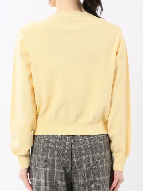 ハンドウォッシャブル クルーニットカーディガン