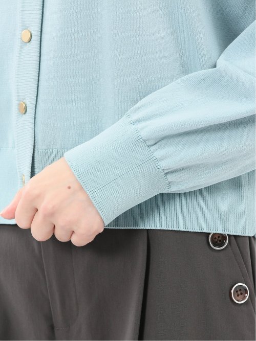 ハンドウォッシャブル クルーニットカーディガン