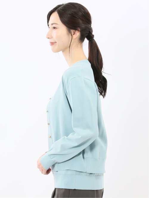 ハンドウォッシャブル クルーニットカーディガン