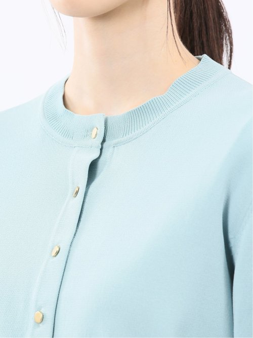 ハンドウォッシャブル クルーニットカーディガン