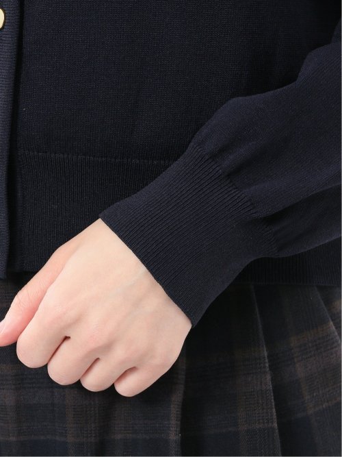 ハンドウォッシャブル クルーニットカーディガン