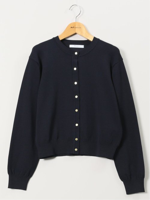 ハンドウォッシャブル クルーニットカーディガン