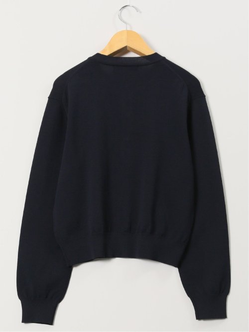 ハンドウォッシャブル クルーニットカーディガン