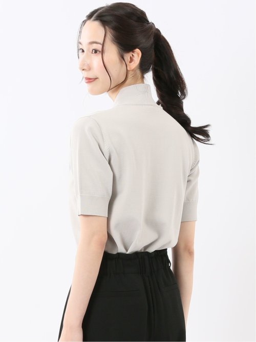 ハンドウォッシャブル 2WAY 半袖ニットプルオーバー