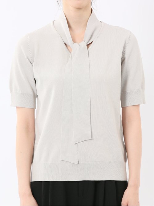 ハンドウォッシャブル 2WAY 半袖ニットプルオーバー