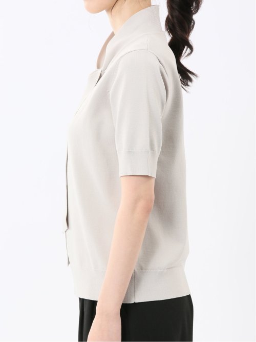 ハンドウォッシャブル 2WAY 半袖ニットプルオーバー