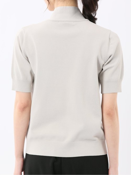 ハンドウォッシャブル 2WAY 半袖ニットプルオーバー