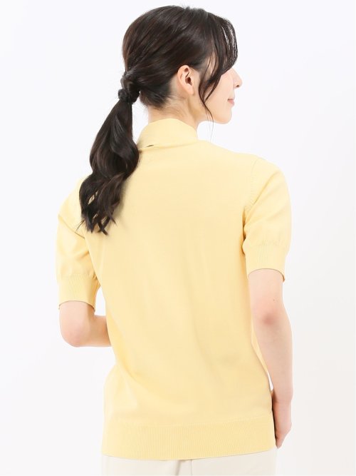 ハンドウォッシャブル 2WAY 半袖ニットプルオーバー