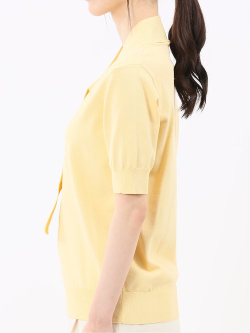 ハンドウォッシャブル 2WAY 半袖ニットプルオーバー