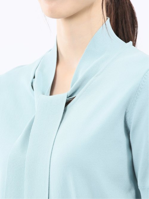 ハンドウォッシャブル 2WAY 半袖ニットプルオーバー