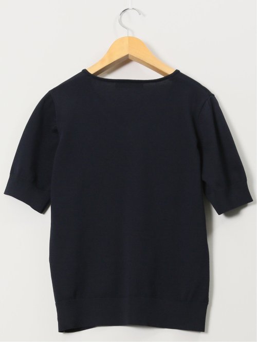 ハンドウォッシャブル 2WAY 半袖ニットプルオーバー