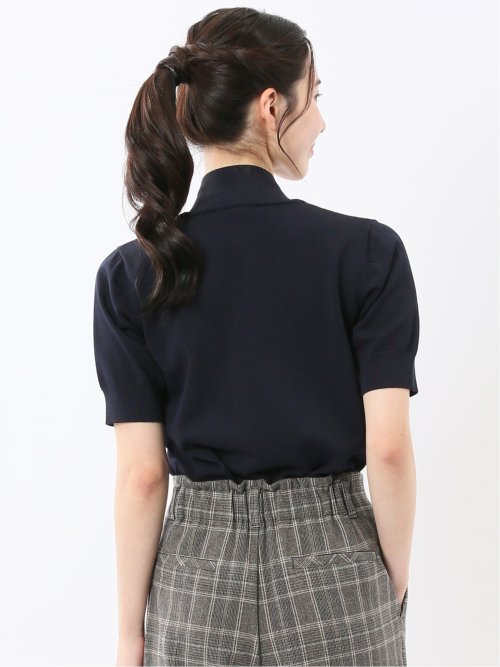 ハンドウォッシャブル 2WAY 半袖ニットプルオーバー