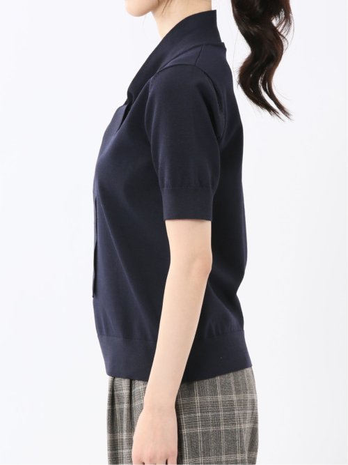 ハンドウォッシャブル 2WAY 半袖ニットプルオーバー