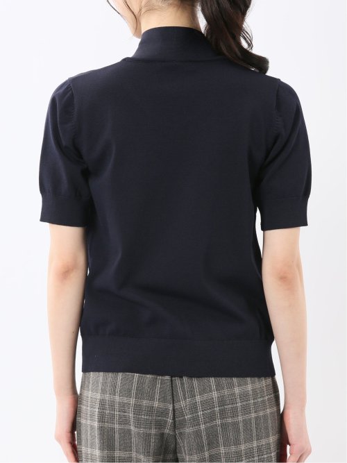 ハンドウォッシャブル 2WAY 半袖ニットプルオーバー