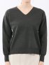 ハンドウォッシャブル ミラノ Vネック ニットプルオーバー