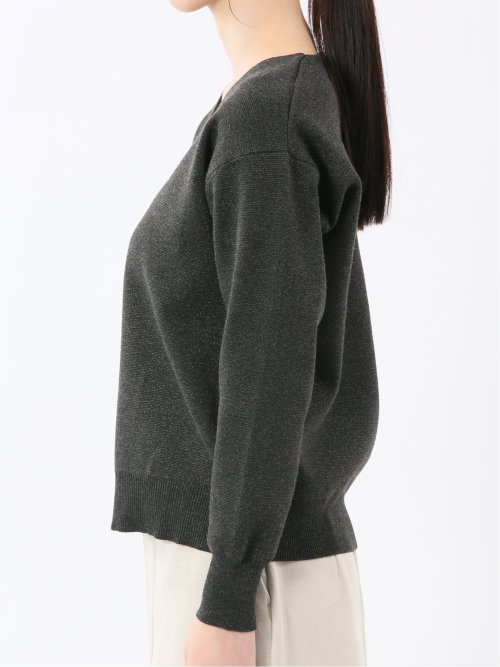ハンドウォッシャブル ミラノ Vネック ニットプルオーバー