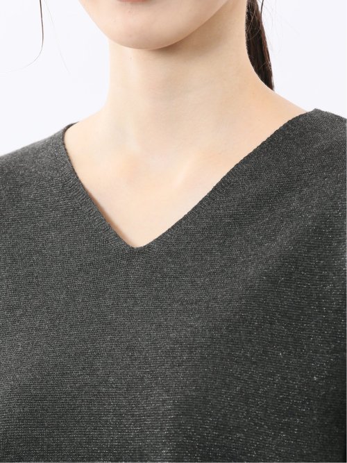 ハンドウォッシャブル ミラノ Vネック ニットプルオーバー