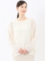 透かしニット&タンクトップ アンサンブル