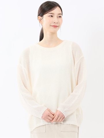 透かしニット&タンクトップ アンサンブル