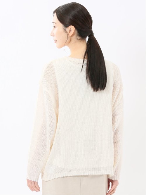 透かしニット&タンクトップ アンサンブル