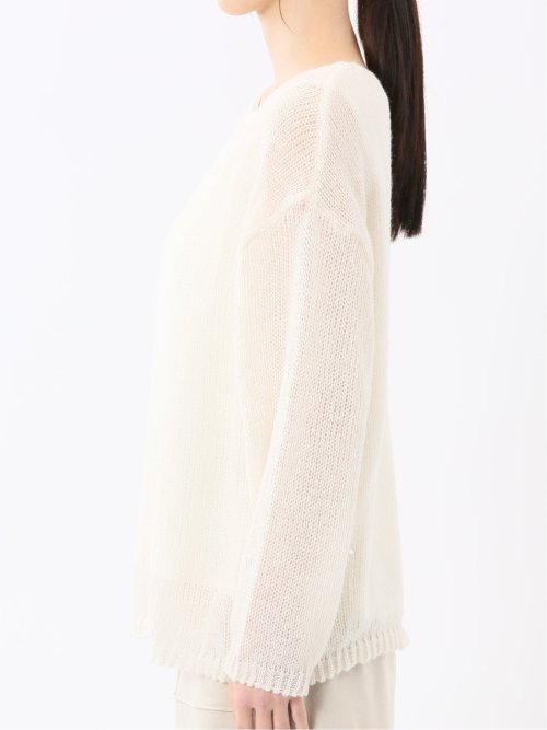 透かしニット&タンクトップ アンサンブル