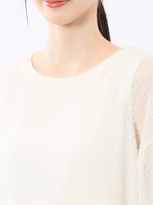 透かしニット&タンクトップ アンサンブル