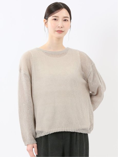 透かしニット&タンクトップ アンサンブル