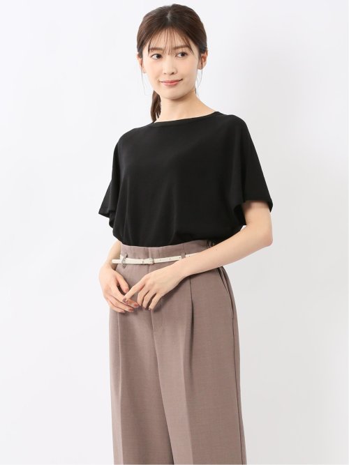 トップス taka 2color 】ウエストレースカットアウトオフショルトップス