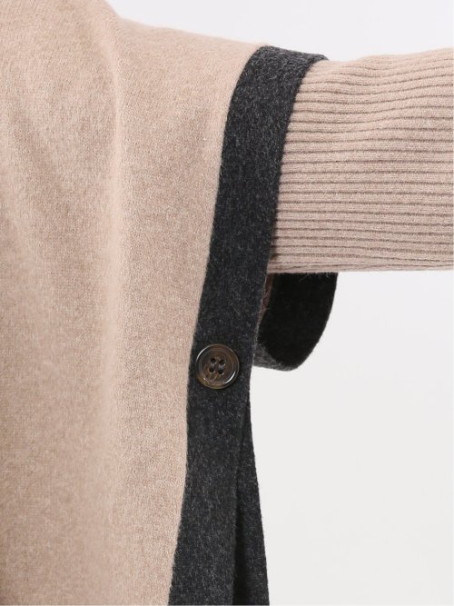 ハンドウォッシャブル ポンチョ&ワンピース ニットアンサンブル