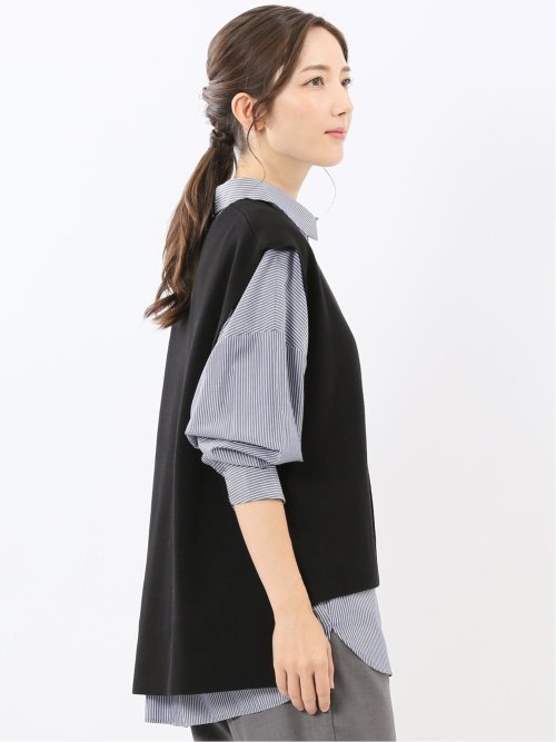 ハンドウォッシャブル ミラノ Vネック ニットベスト