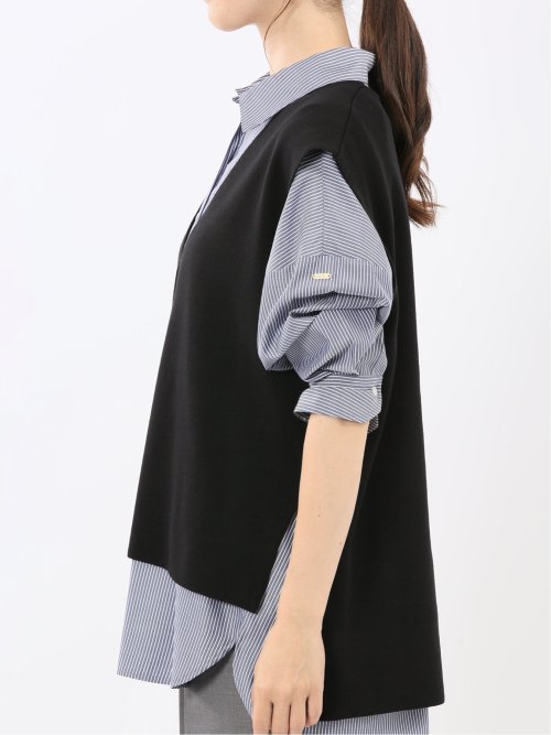 ハンドウォッシャブル ミラノ Vネック ニットベスト