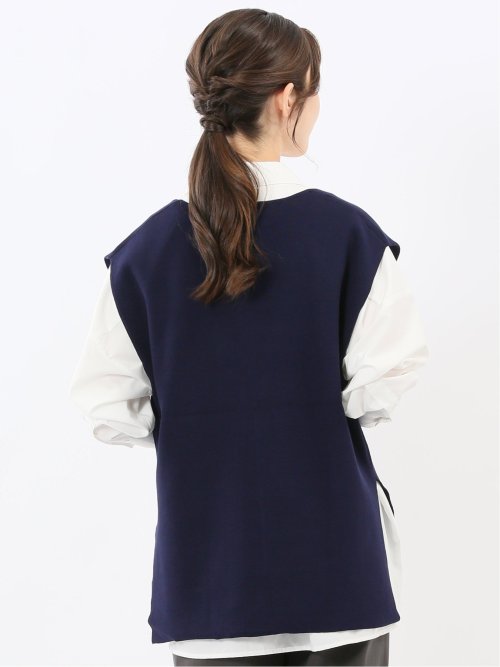 ハンドウォッシャブル ミラノ Vネック ニットベスト