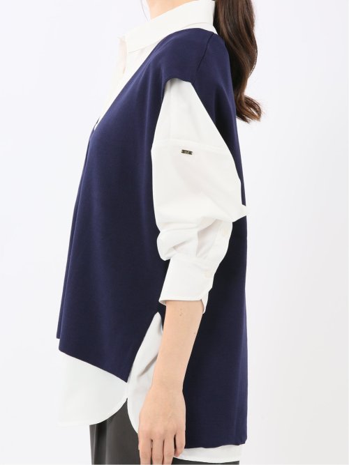 ハンドウォッシャブル ミラノ Vネック ニットベスト