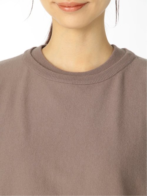 ショートプルオーバー&ベスト ニットアンサンブル