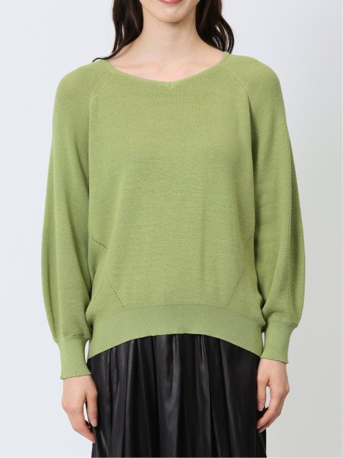 畦 Vネック ニットプルオーバー