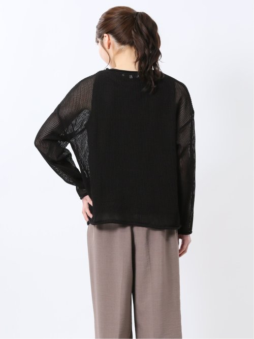 メッシュニット&タンクトップ アンサンブル