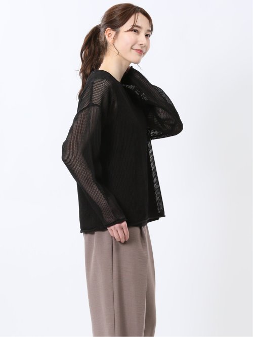 メッシュニット&タンクトップ アンサンブル