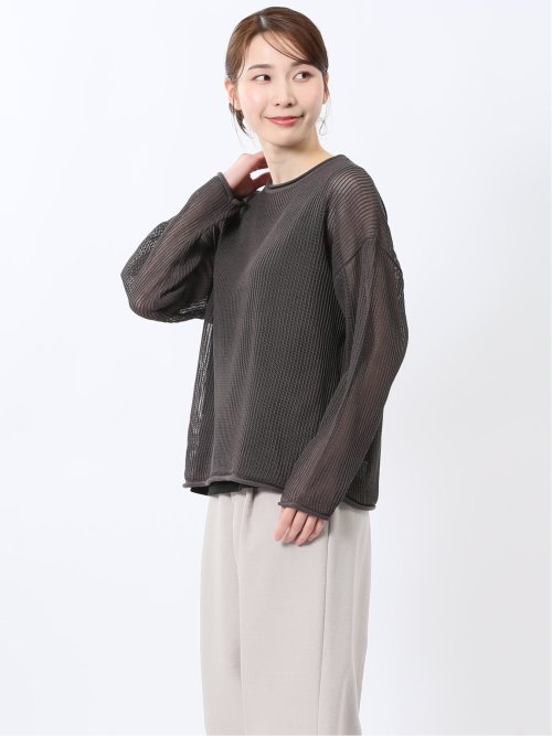 メッシュニット&タンクトップ アンサンブル