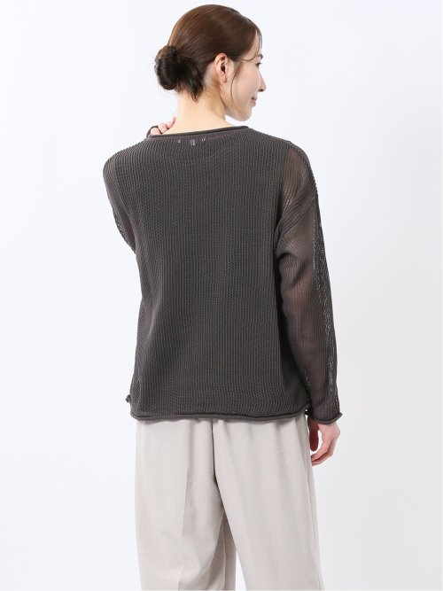 メッシュニット&タンクトップ アンサンブル