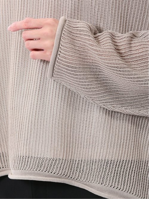 メッシュニット&タンクトップ アンサンブル