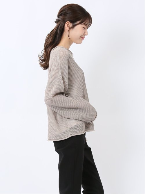 メッシュニット&タンクトップ アンサンブル