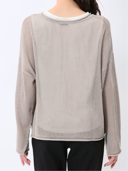 メッシュニット&タンクトップ アンサンブル