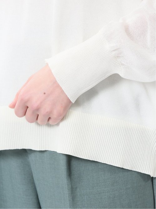 シアーニット&タンクトップ アンサンブル