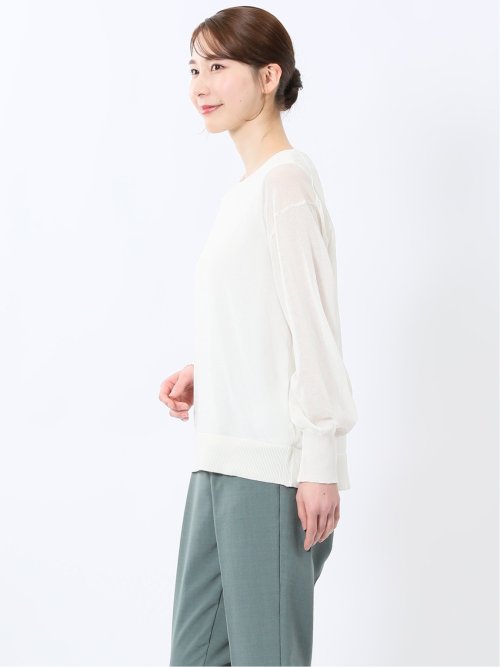 シアーニット&タンクトップ アンサンブル