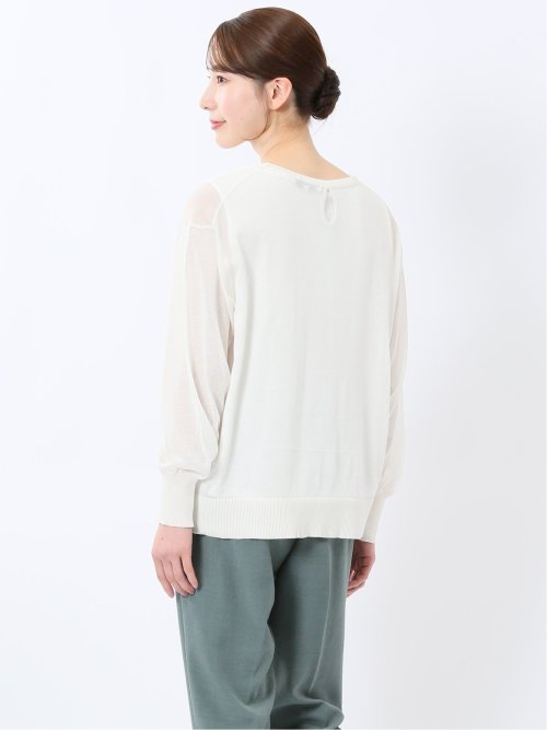 シアーニット&タンクトップ アンサンブル