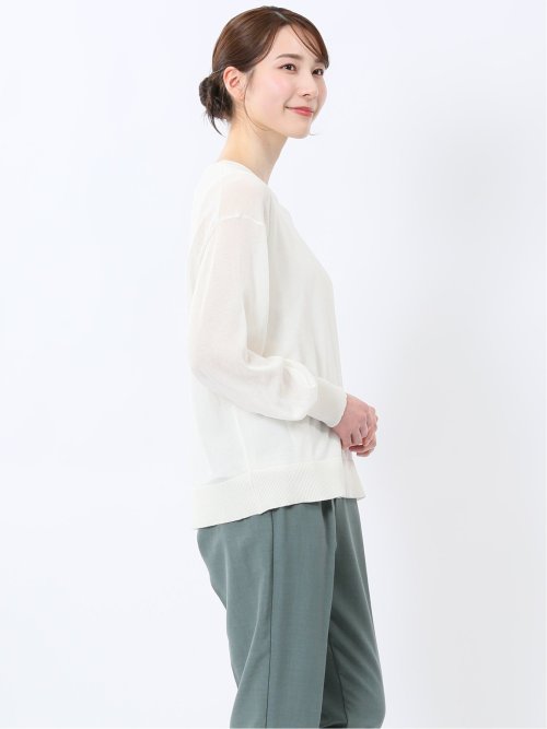 シアーニット&タンクトップ アンサンブル