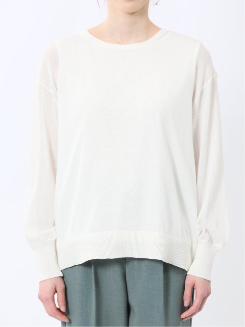 シアーニット&タンクトップ アンサンブル