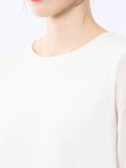 シアーニット&タンクトップ アンサンブル